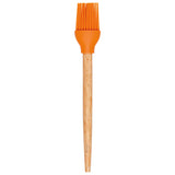 Danica Jubilee- TrioBoo Crew Whisk Brush And Dishtowel-Badigeonneur Orange En Silicone