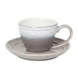Danica - ensemble tasse et assiette espresso Mineral - Grise