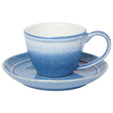 Danica - ensemble tasse et assiette espresso Mineral - bleu
