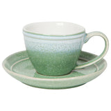 Danica - ensemble tasse et assiette espresso Mineral - vert