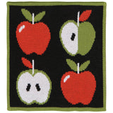 Danica jubilee - Trio de linge a vaiselle tricote - Une pomme par jour - Noir
