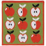 Danica jubilee - Trio de linge a vaiselle tricote - Une pomme par jour - Vert
