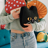 Danica jubilee - Coussin perle - Chat noir - Dans décor