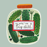 Daria Solak Illustration-Autocollant Big Dill Close Up