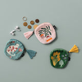 Demi-pochette plate a fermeture eclair - Venus - Dans decor