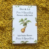 Dot et Lil - Sachet Lait De Bain Poire et Osmanthus