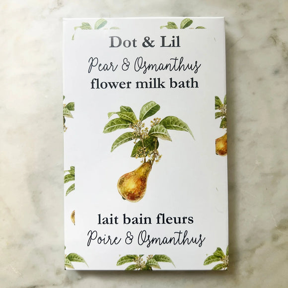 Dot et Lil - Sachet Lait De Bain Poire et Osmanthus