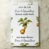 Dot et Lil - Sachet Lait De Bain Poire et Osmanthus