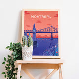 Affiche " Vieux Port de Montréal "