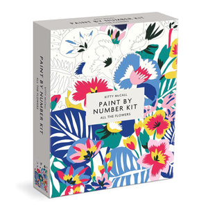 Ensemble De Peinture À Numéro Toutes Les Fleurs De Kitty McCall's All The Flowers Paint By Numbers Kit