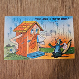 Ephemera - Carte Postale Vintage - You And I Both Bud