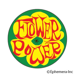 Ephemera Macaron Flower Power Button