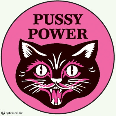Ephemera Macaron Pussy Power Button