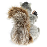 Folkmanis Marionette Ecureuil Gris Gray Squirrel Puppet Verso