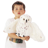 Folkmanis Marionette Harfang des neiges Snowy Owl Puppet Avec Enfant