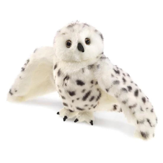 Folkmanis Marionette Harfang des neiges Snowy Owl Puppet