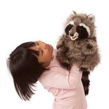 Folkmanis Marionette Raton-Laveur Raccoon Puppet Avec Enfant