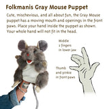 Folkmanis Marionette Souris Grise