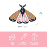 Fred - Signet - Papillon De Nuit - Dimensions