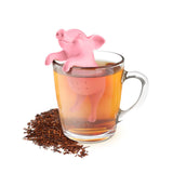 Fred Infuseur Cochon Hot Belly Pig Infuser In Glass Cup
