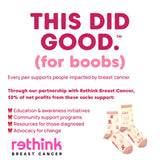 Friday Socks - Bas Dépareillés Caritatifs Cancer Du Sein Femme Womens Breast Cancer TDG Mismatch Socks - CTDG0007 - Mission