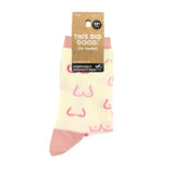 Friday Socks - Bas Dépareillés Caritatifs Cancer Du Sein Femme Womens Breast Cancer TDG Mismatch Socks - CTDG0007 - Packaging