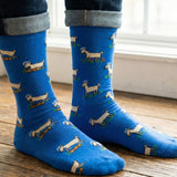 Friday Socks - Bas Dépareillés Caritatifs Chèvres Homme Mens Goats TDG Mismatch Socks - MTDG0001 - Sur Pieds