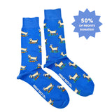Friday Socks - Bas Dépareillés Caritatifs Chèvres Homme Mens Goats TDG Mismatch Socks - MTDG0001