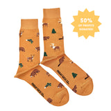 Friday Socks - Bas Dépareillés Caritatifs Faune Canadienne Homme Mens Wildlife TDG Mismatch Socks - MTDG0007