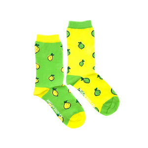 Friday Socks - Chaussettes Pour Femmes - Citron Lime