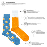 Friday Socks - Chaussettes Pour Hommes - Biere - Informations