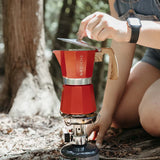 GROSCHE - Cafetiere à esspresso - Rouge