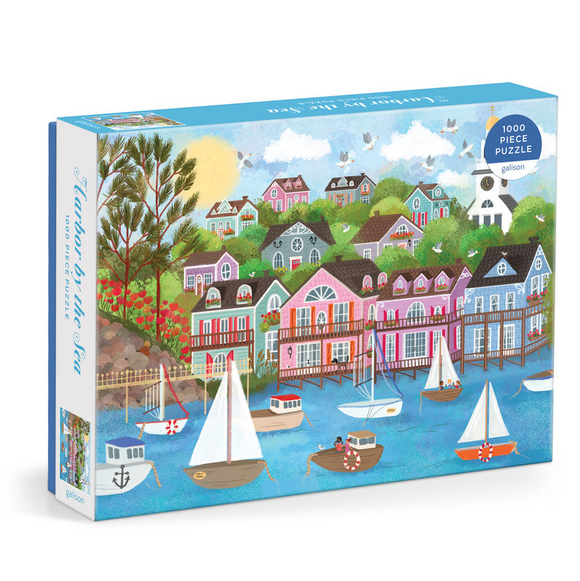 Galison Casse-Tete 1000 Morceaux Puzzle Harbor By The Sea