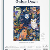 Galison - Casse-Tête-Owls-At-Dawn-Puzzle - Verso De la Boîte