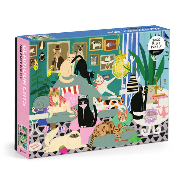 Galison-Glamour-Cats-1000-Pieces