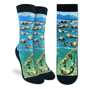Good Luck Sock Chaussette Loutres Femmes