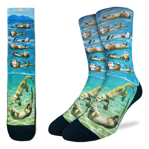 Good Luck Sock Chaussette Loutres