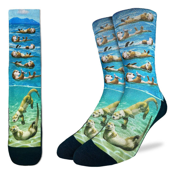 Good Luck Sock Chaussette Loutres