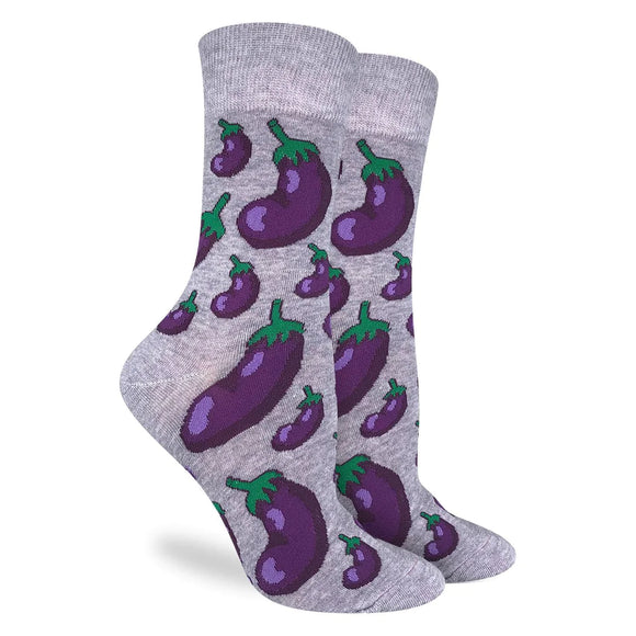Good Luck Sock-Women Eggplant Sock