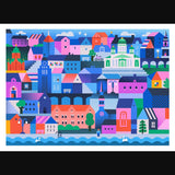 Holiyay Casse-tete 1000 Pieces Crepuscule A Copenhague Affiche