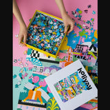 Holiyay Casse-tete 1000 Pieces Le Gros Chat Jaune Ensemble