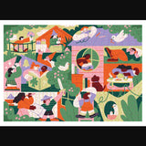 Holiyay Casse-tete 1000 Pieces La Grande Cabane Dans Les Arbres Assemblé