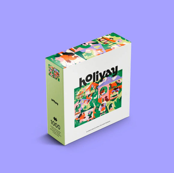 Holiyay Casse-tete 1000 Pieces La Grande Cabane Dans Les Arbres Boite