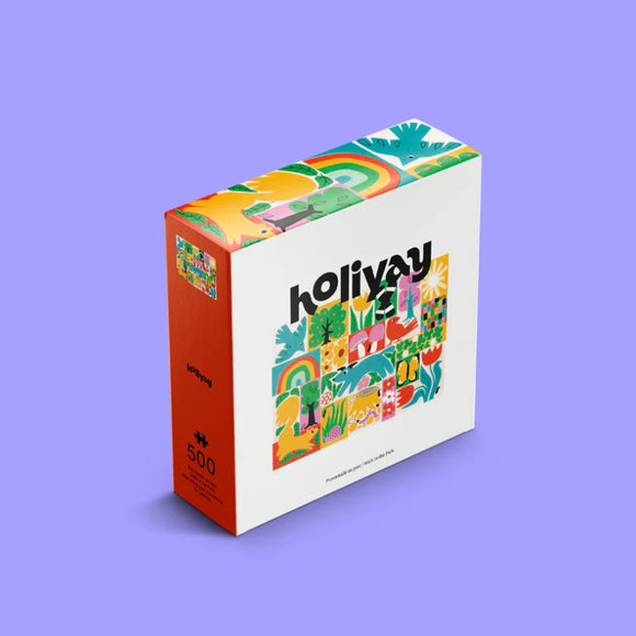 Holiyay Casse-tete 500 Pieces Promenade Dans Le Parc Creations Abricot Boite