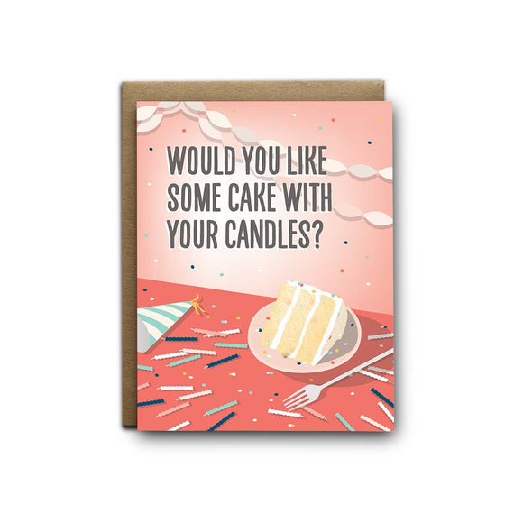 IKIWISICanada - Carte De Souhaits - Would You Like Some Cake With Your Candles