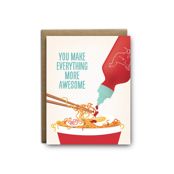 IKIWISICanada - Carte De Souhaits - You Make Everything More Awesome