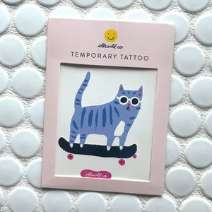 Idlewild Co.- Tatouage temporaire Skater Cat 