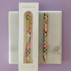 Idlewild Co. Crayon à Bille Rainbow Check