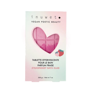 Inuwet - Tablette De Bain Effervescente - Fraise