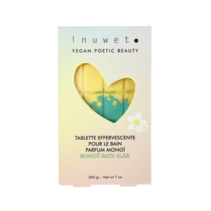 Inuwet - Tablette De Bain Effervescente - Monoï